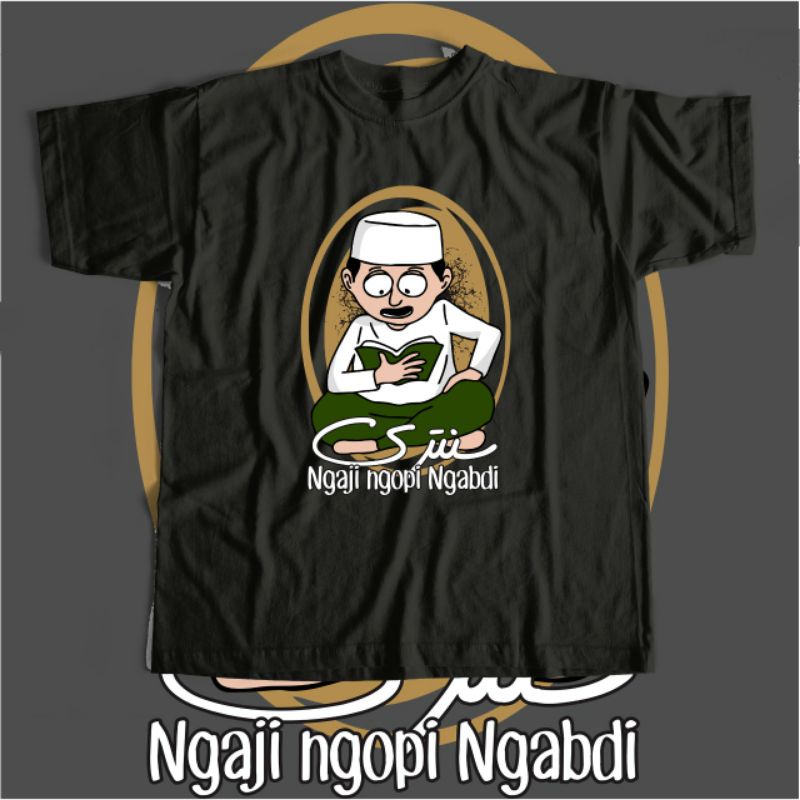 Kaos Santri Ngaji Ngopi ngabdi Kaos Santri Ngopi Kaos Santri Salafy