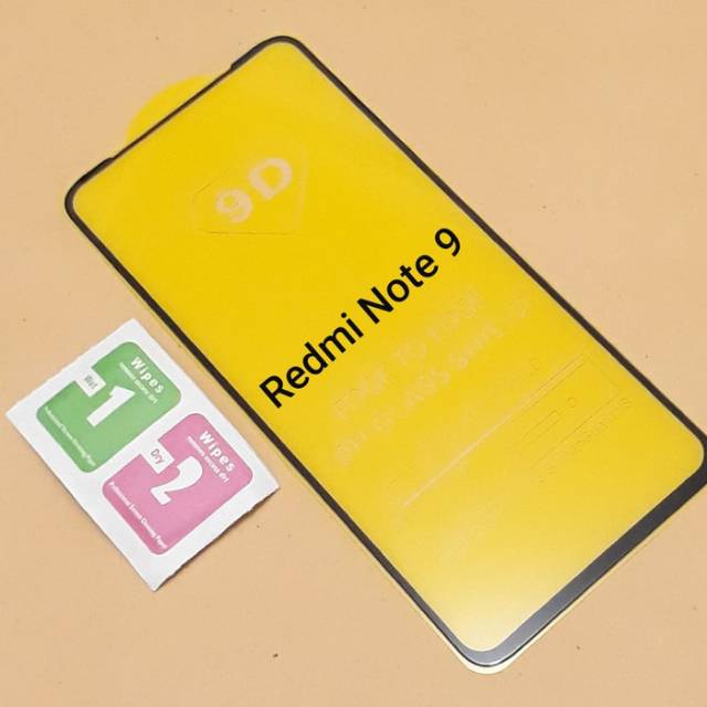 Tempered Glass Xiaomi Redmi note 9 screen protector full cover redmi note 9