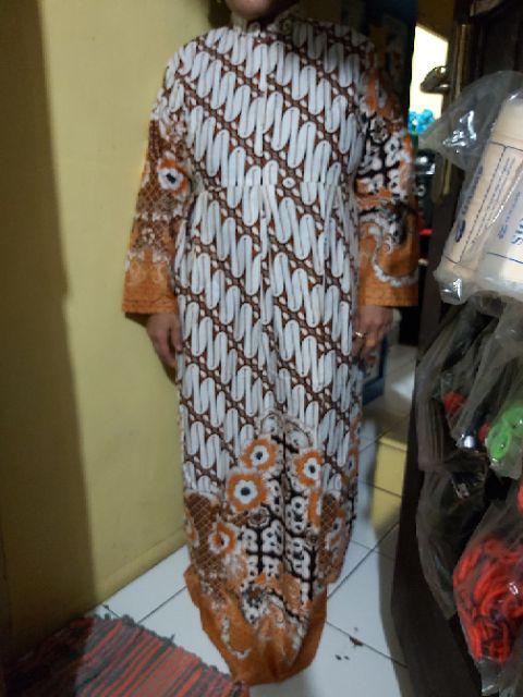 Batik Couple Keluarga Sania Ruffle Ori Ndoro Jowi Dnt Motif Seno Putih Terbaru High Quality