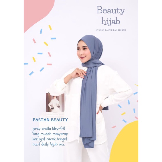 [Ori Beauty Hijab] PASMINA INSTAN JERSEY ARSILA••pasmina instan polos••pasmina jersey arsila