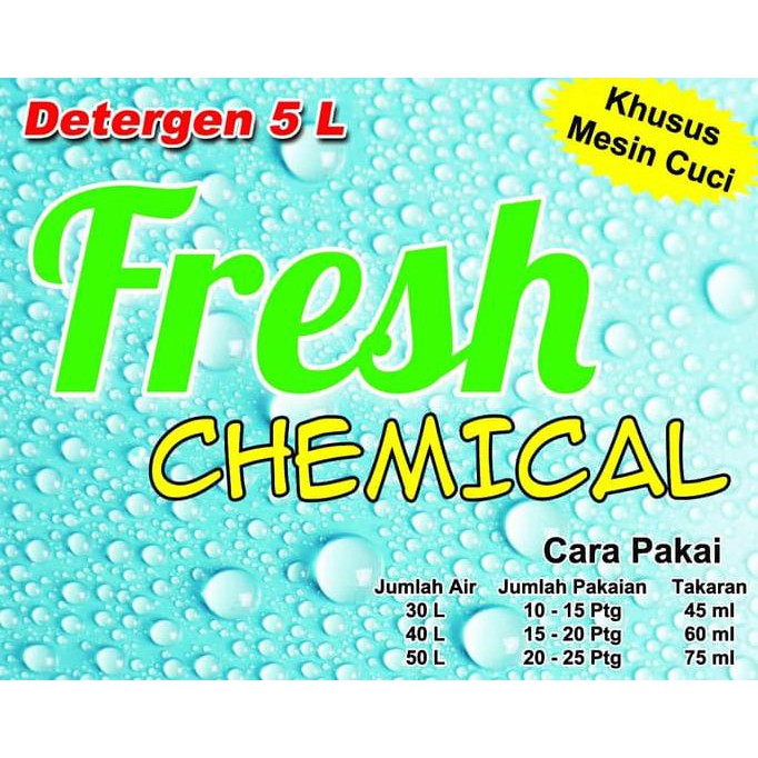 

Paket Bahan Detergen Laundry Cair Fresh Chemical