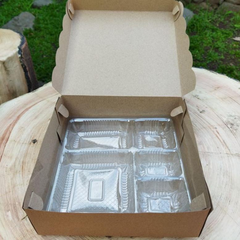 

TERLARIS Dus Coklat R10K Kraft 20x20 cm / Kotak Nasi R10K / Box Nasi Coklat 3694 ミ