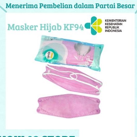 masker izin kemenkes evo kf94 hijab model sensi masker korea kf94 jilbab