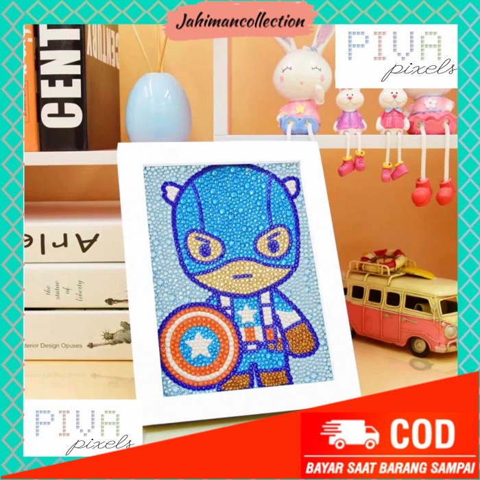 

✨ BISA COD ✨ Mainan Anak Pajangan Kamar Diamond Painting TERMASUK BINGKAI Hadiah - Tanpa Bingkai