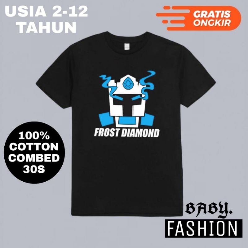 KAOS BAJU ANAK FROST DIAMOND / TSHIRT DISTRO Mobile Legend BABY KIDS TEE / BAYI ANAK LAKI LAKI PEREM