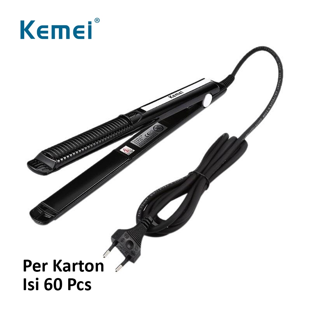 Kemei KM-2139 Isi 60 Pcs Dus Karton Catokan Rambut Hair Straightener