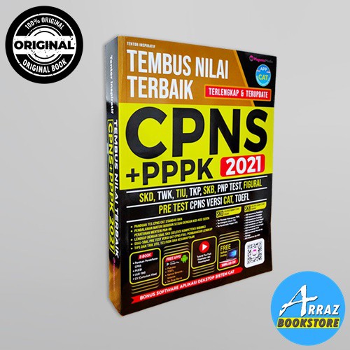 BUKU TES CPNS PPPK 2021 - TEMBUS NILAI TERBAIK CPNS PPPK 2021 TERLENGKAP TERUPDATE