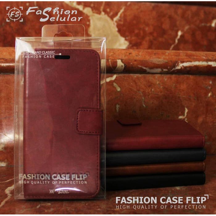 Flip Cover Kulit Iphone 7+ PLUS /Case /Flip case