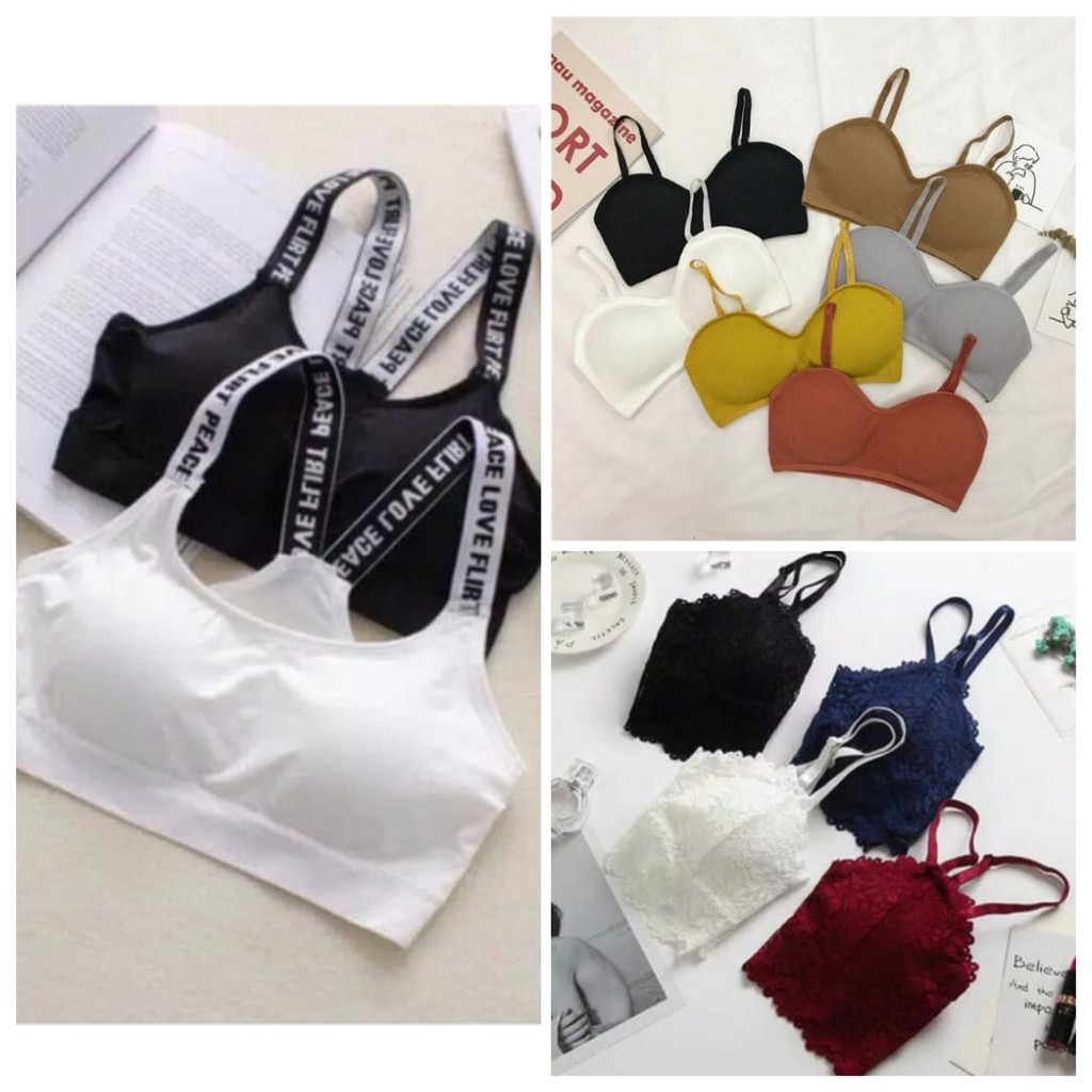 NunuLisaTan - Bra Import Tanpa Kawat Bh Gym fitnnes BH