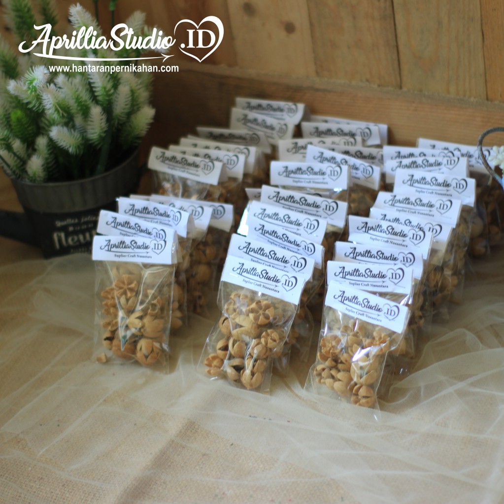 Bahan Kerajinan Untuk Dekorasi Rustic dan Craft Biji Puspo Isi 12 pcs