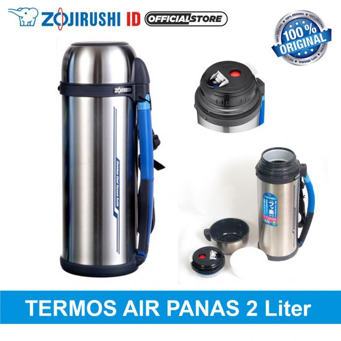 Zojirushi SF-CC20 XA Vacuum Bottle Termos Air Panas - 2 Liter [Stainless]