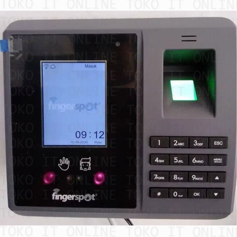 FINGERSPOT REVO WFV-208BNC MESIN ABSENSI TELAPAK TANGAN, WAJAH, SIDIK JARI INTERFACE WIFI LAN USB FLASHDISK