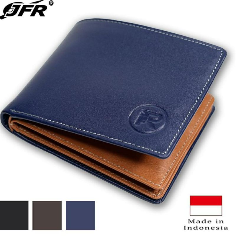 Dompet Pria Bahan Kulit Asli Tekstur Nafa Pori-1