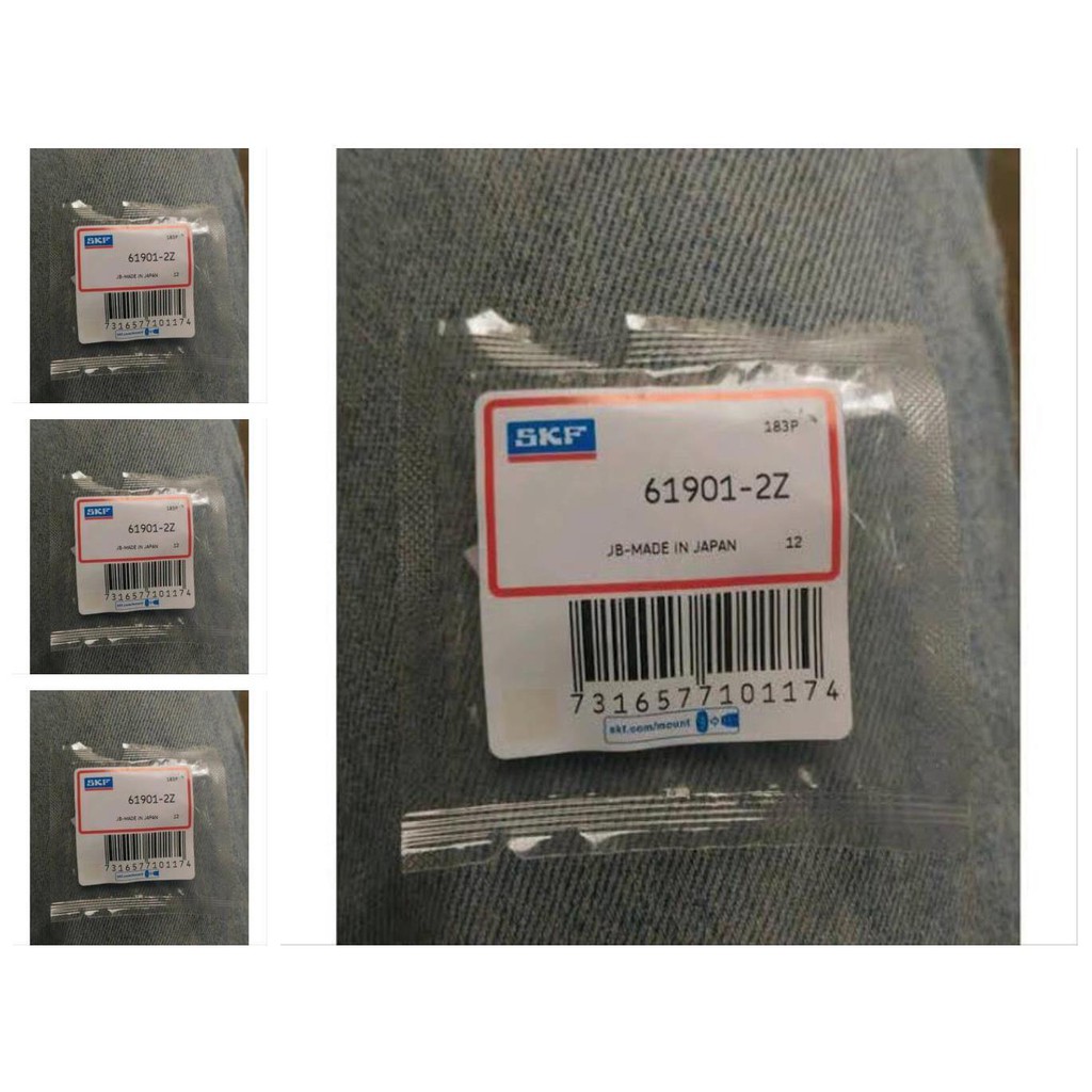 ball bearing 61901 2z / 6901 zz skf