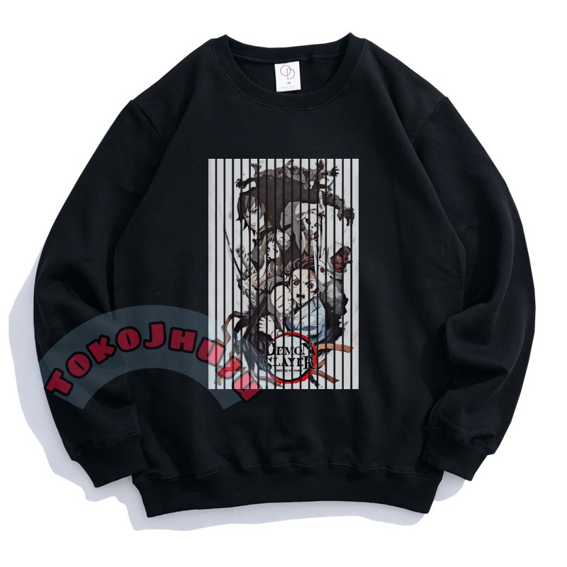 Basic Sweater Anime Kimetsu No Yaiba Demon Slayer Print DTF 02