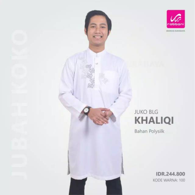 (SISA 1 PCS SAJA) JUBAH KOKO JUKO KHALIQI RABBANI BLG ORIGINAL