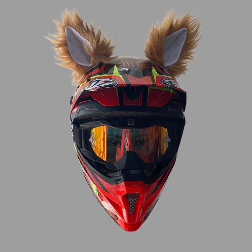 Authentic Kuping kucing helm bulu korea (2pc)