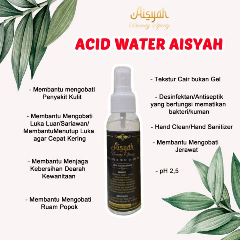 Aisyah Beauty Spray - Hitam (Acid)