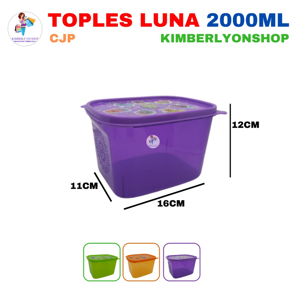 KimberlyonshopToples /Sealware Luna Toples Plastik 2000ML CJP