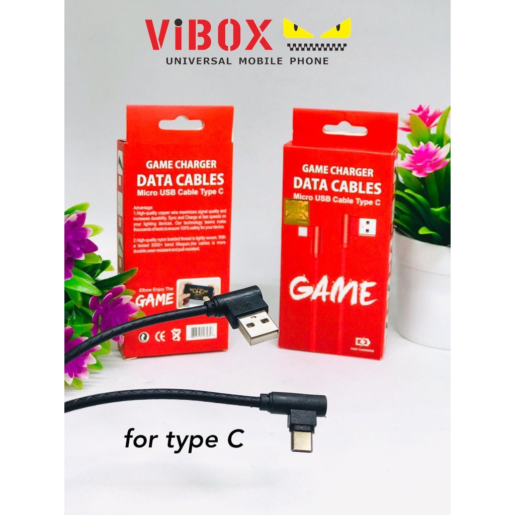 KABEL DATA GAMING VIBOX MICRO USB/IPHONE/TYPE C 1M KABEL DATA ANDROID