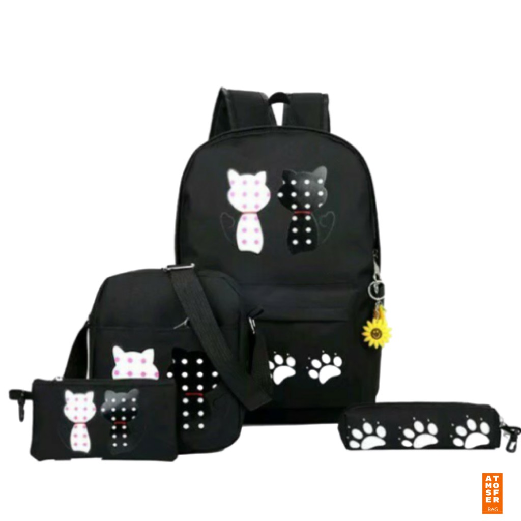 Atmosfer Bags - Tas Sekolah Anak Perempuan Mikopo Bag 4 In 1 Untuk SD SMP Terbaru