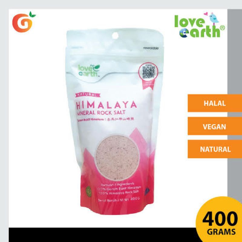 

HIMALAYAN SALT LOVE EARTH 400GR / GARAM HIMALAYA 400GR