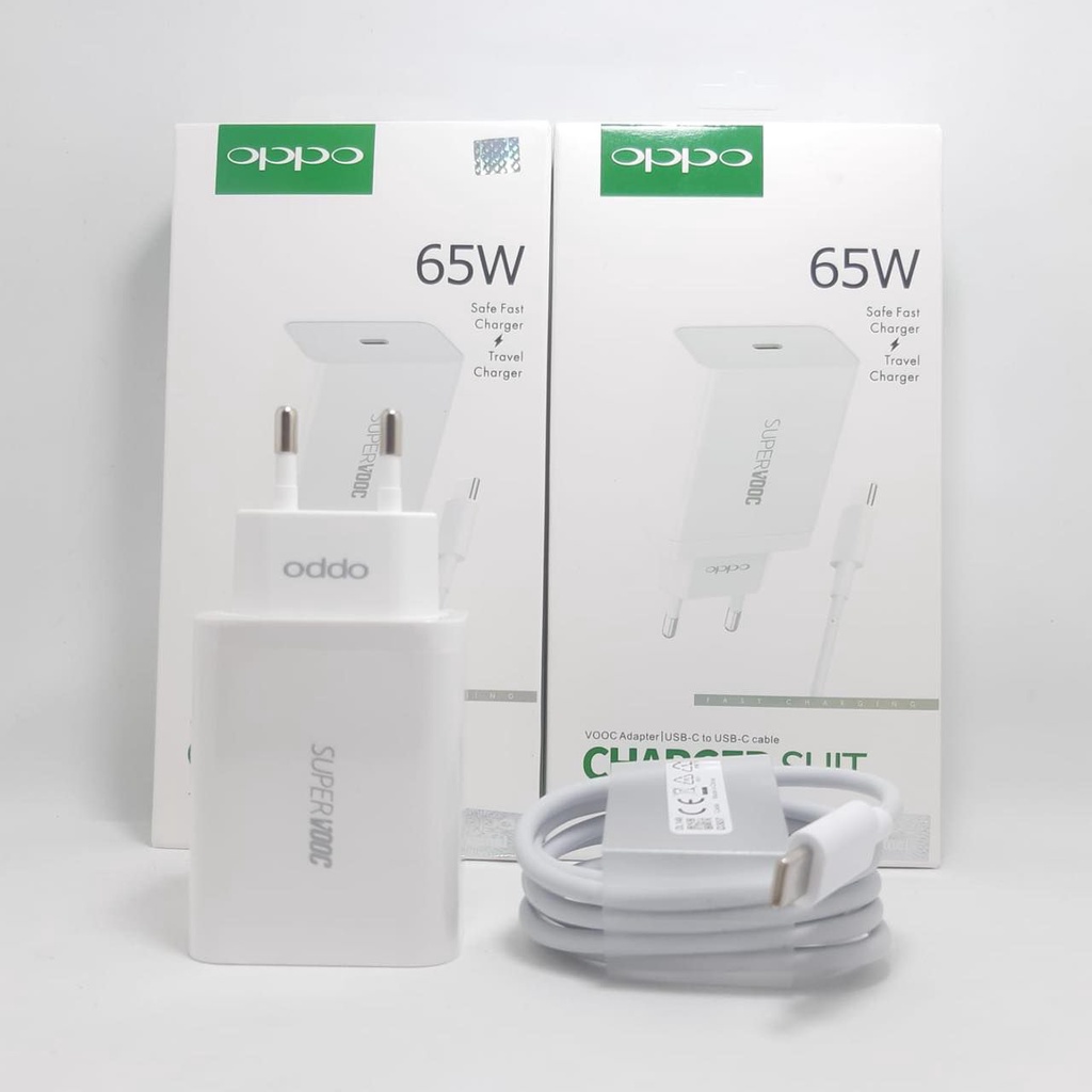 CHARGER OPPO GAN 65W TYPE C TO TYPE C ORI FAST CHARGING SUPER VOOC