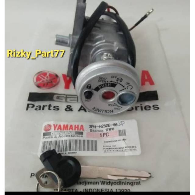 Kunci kontak set yamaha (2ph) mio m3/mio 125/mio s non remot /Gt 125 original