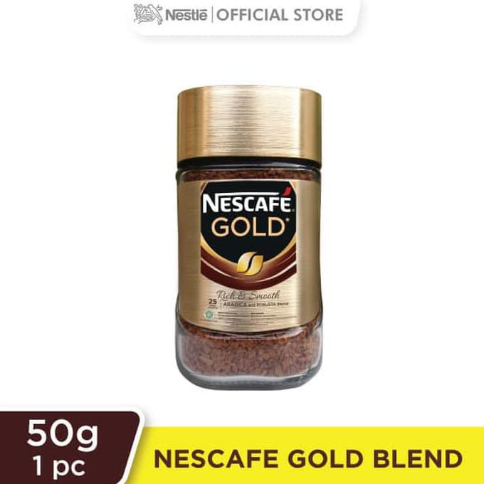 

NESCAFÉ Gold Kopi Instan Kopi Hitam 50g Jar