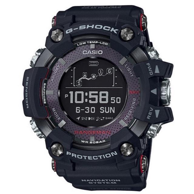 CASIO GSHOCK GPR-B1000-1 RANGEMAN GPS TOUGH SOLAR