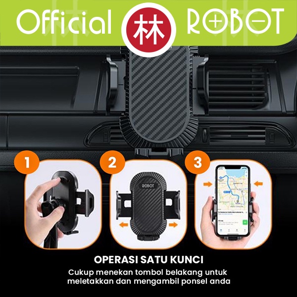 ROBOT RT-CH14 Suction Cup Automatic Lock Universal Car Holder