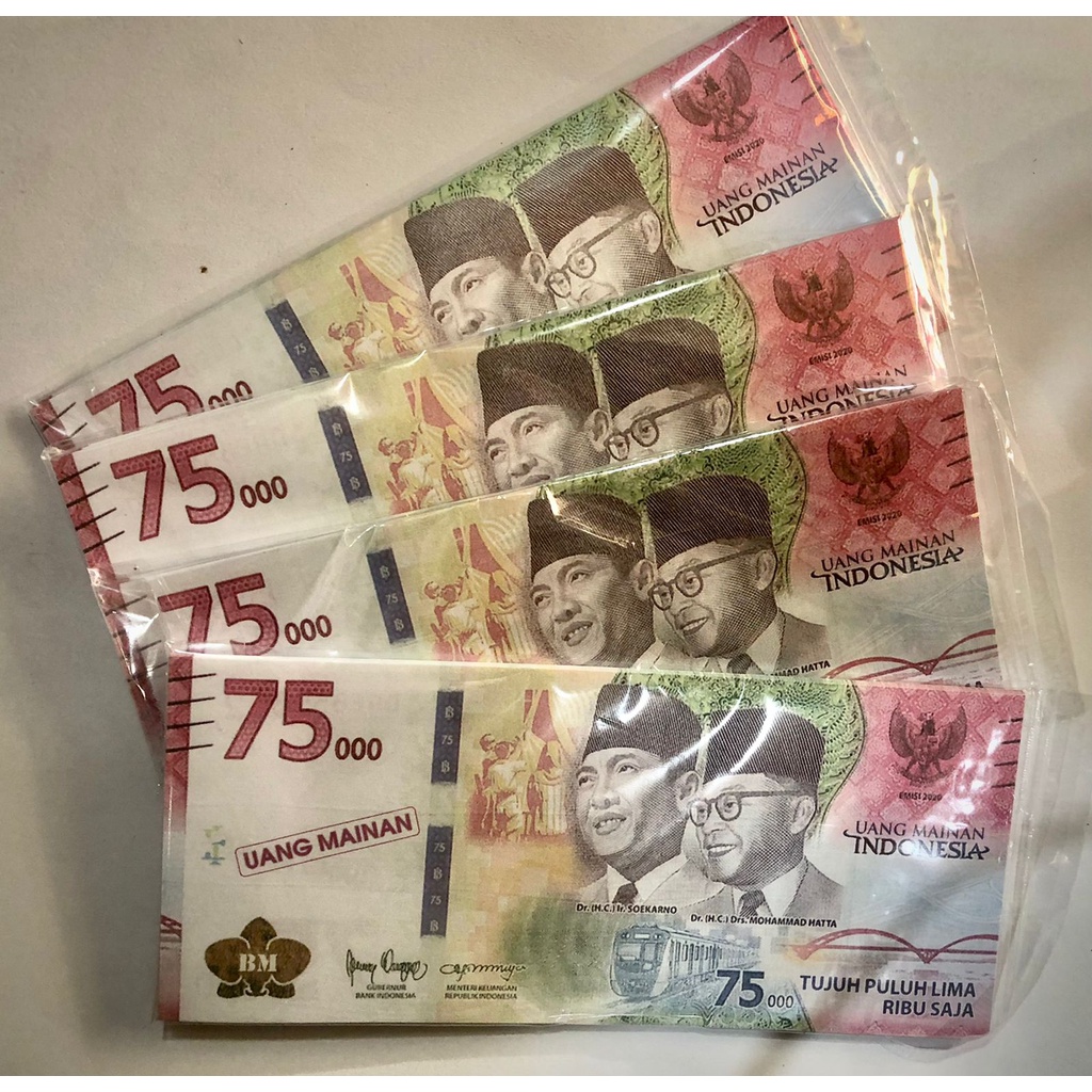 uang mainan  ( HARGA UNTUK 25  LEMBAR )-75.000