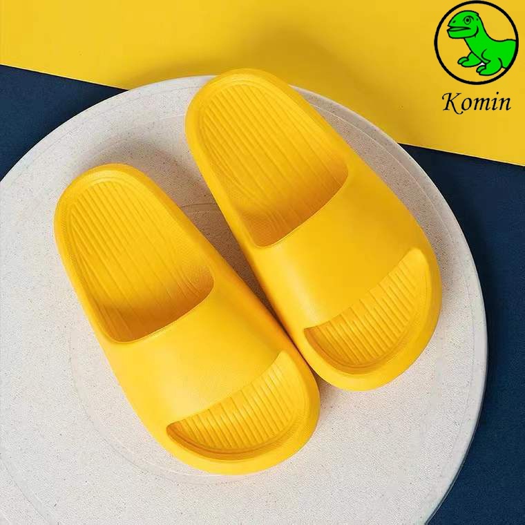 Komin Sandal Anak SelopnSandal kamar mandi untuk anak perempuan, anak laki-laki, lembut dan antislip