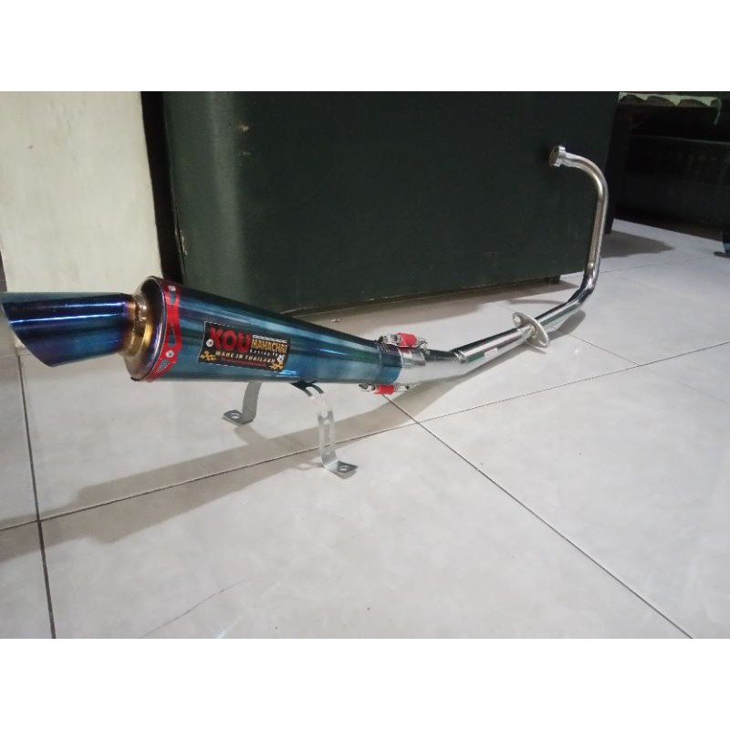 Knalpot kou bluemoon satria fu150