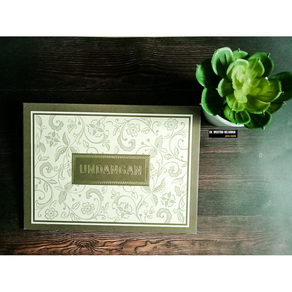 UNDANGAN HARD COVER + AMPLOP  HC-9914