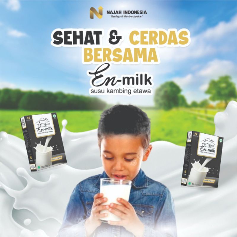 SUSU EN-MILK KAMBING ETAWA TALBINAH COCOK UNTUK ANAK ANDA ,PENGGANTI SUSU SAPI