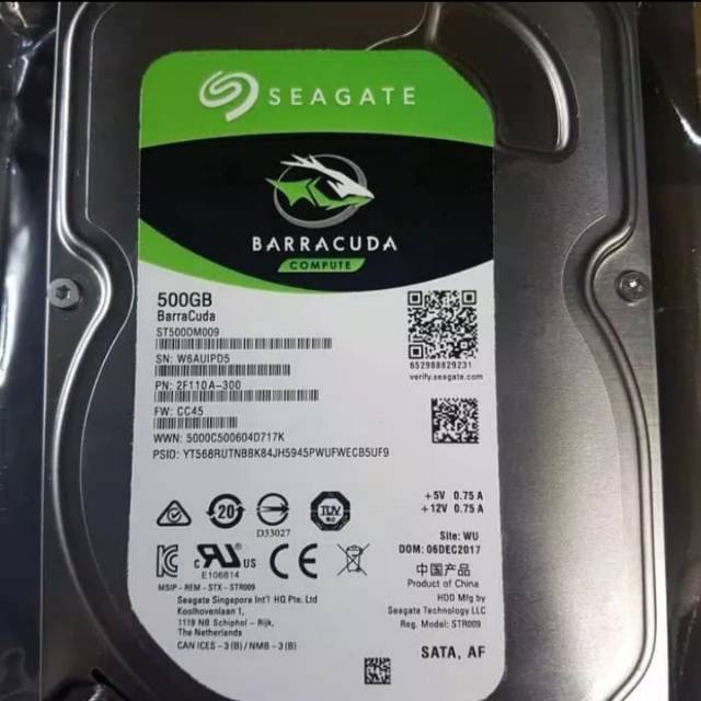 Hardisk pc 500gb Seagate barracuda