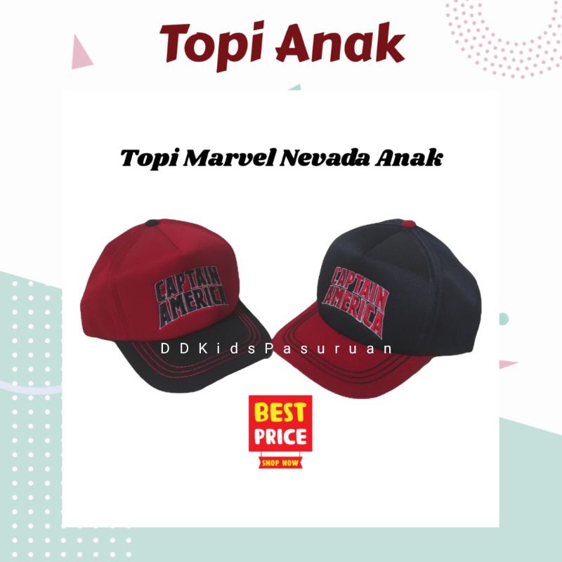 Topi Anak Marvel Nevada (2-10th)