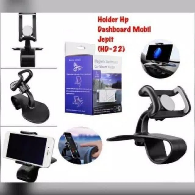 Holder mobil jepit 3 in 1 model HD 35 dan juga stand hp handphone