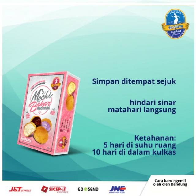 [KHUSUS P.JAWA] Mochi Bakar Susu Mix Moojang Bandung dengan mix varian rasa yang creamy Chewy Soes