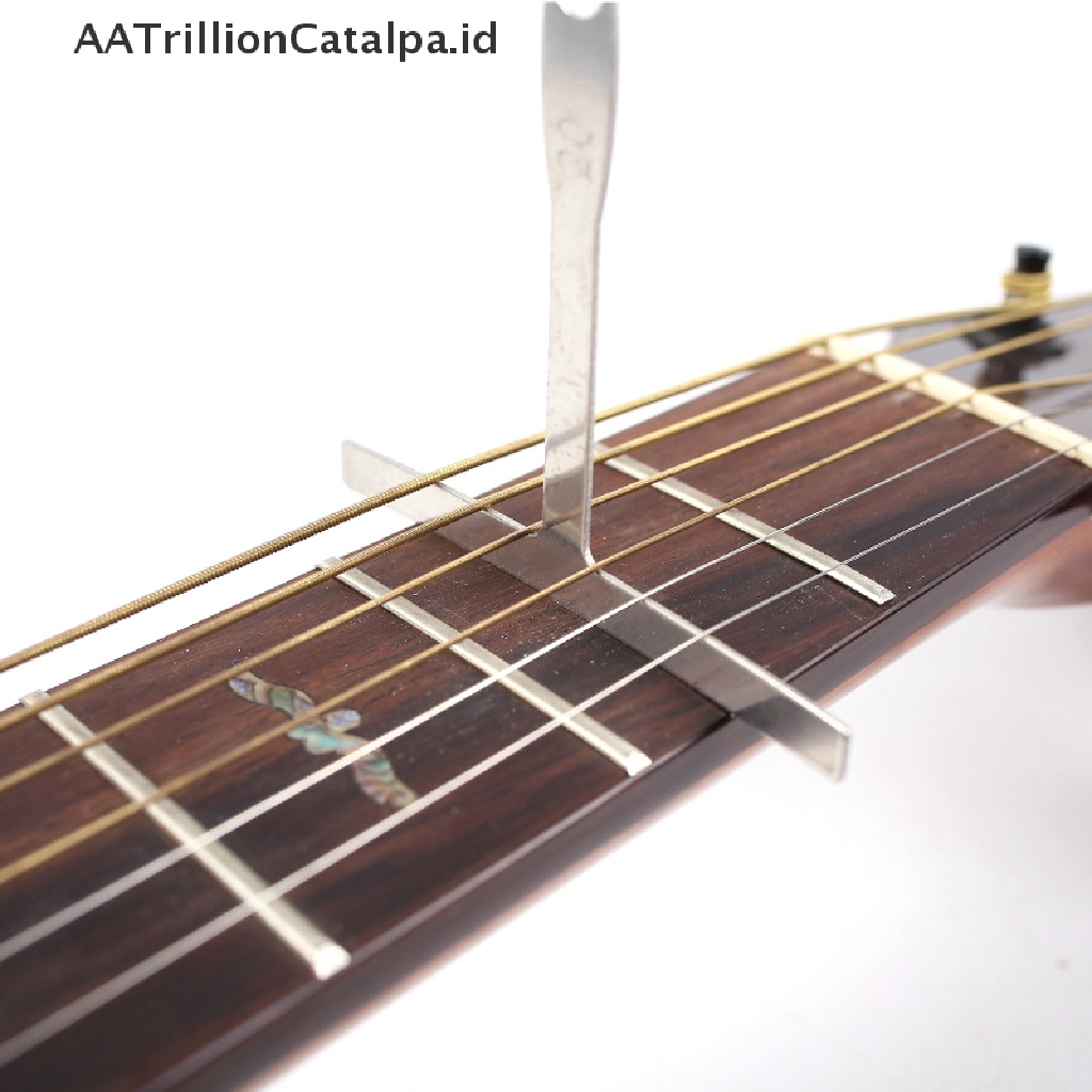 Aatrillioncatalpa 9pcs Alat Pengukur Radius Bawah Senar Gitarbass Bentuk T