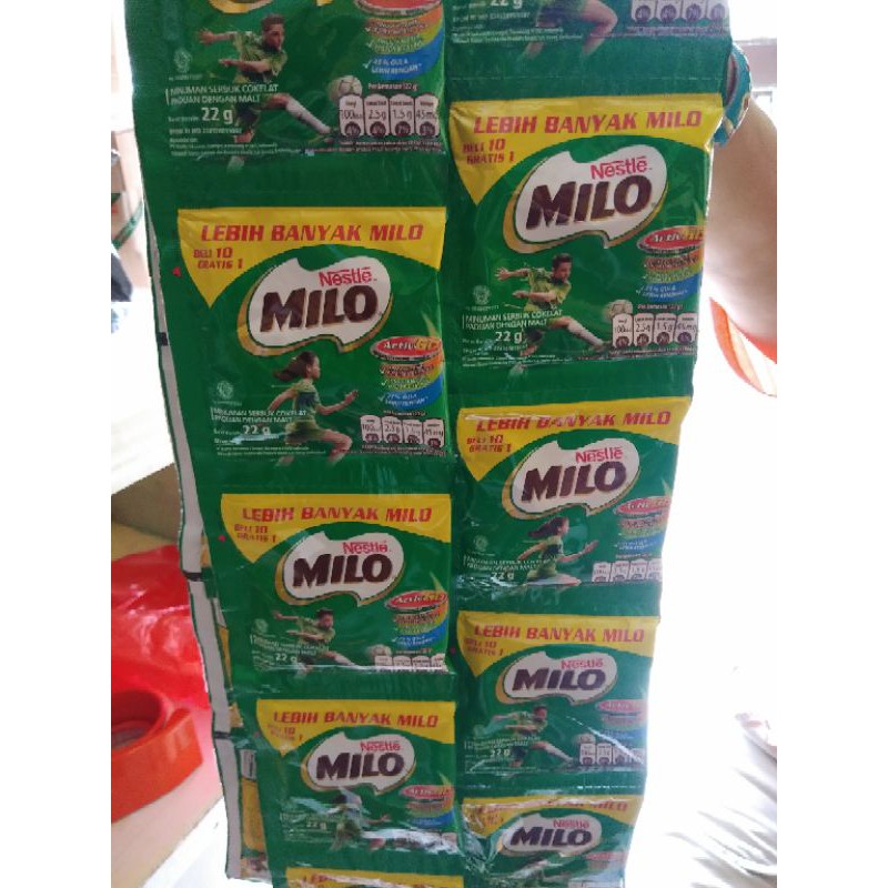 

Milo Activ Go Minuman Coklat (11 Sachet/22 gr)