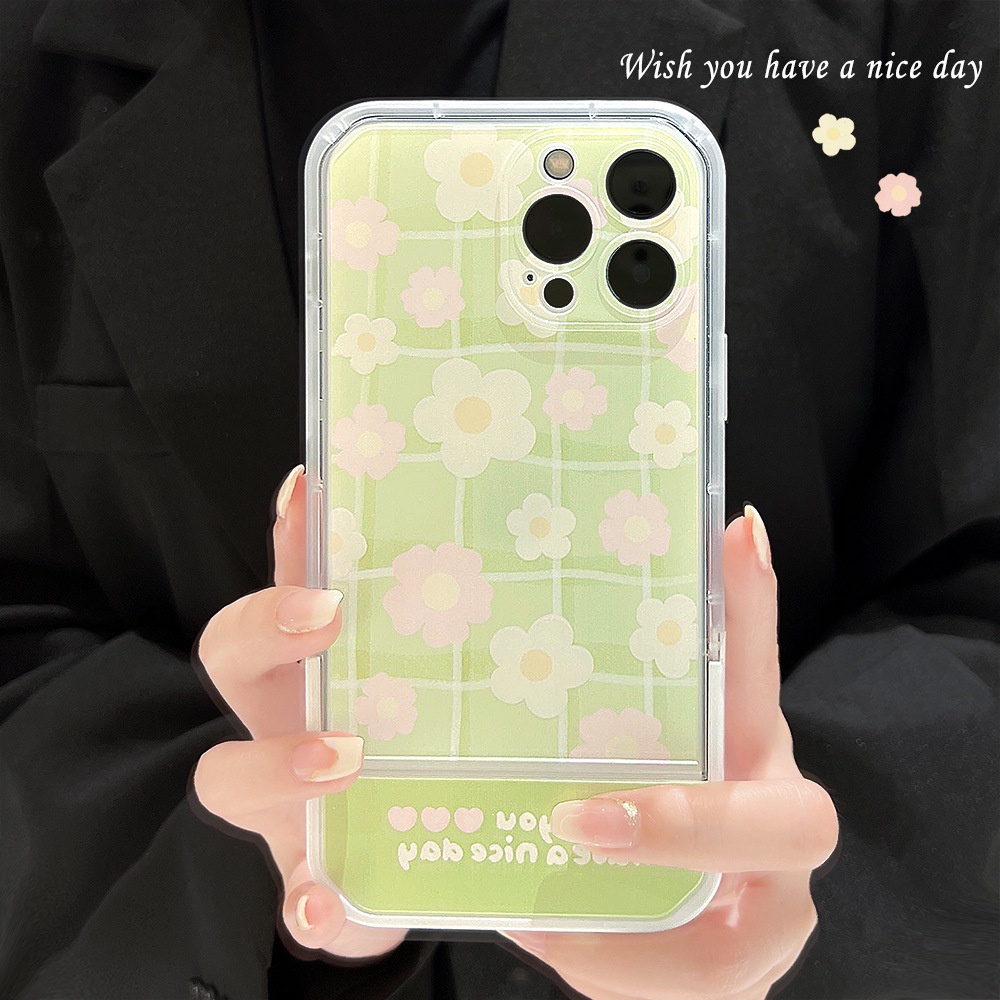 Ins Soft Case Silikon Motif Checkerboard Bunga Pink Untuk Iphone 7 8 Se 2020 7 + 8PLUS XS XR 11 12 13 PRO MAX