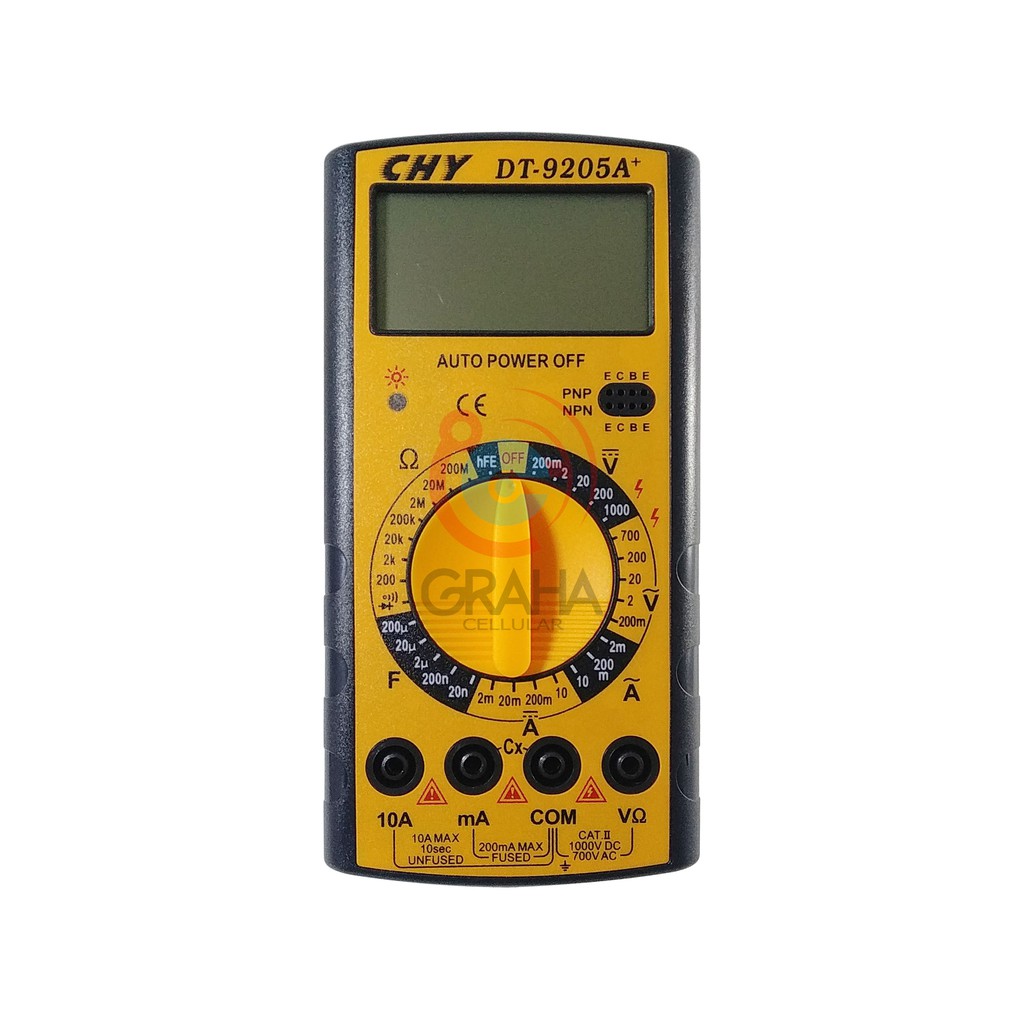 MULTITESTER DIGITAL SUNSHINE CHY DT-9205A+