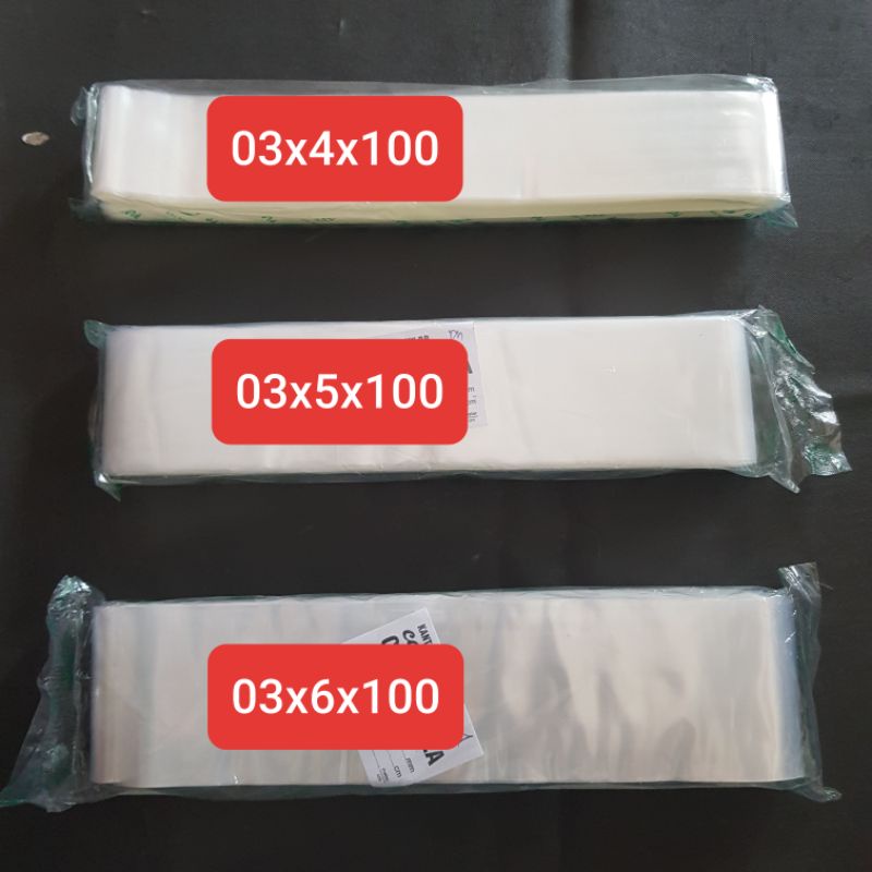 Plastik Roll / Plastik PP Bening Tebal 03 lebar 4cm , 5cm , 6cm
