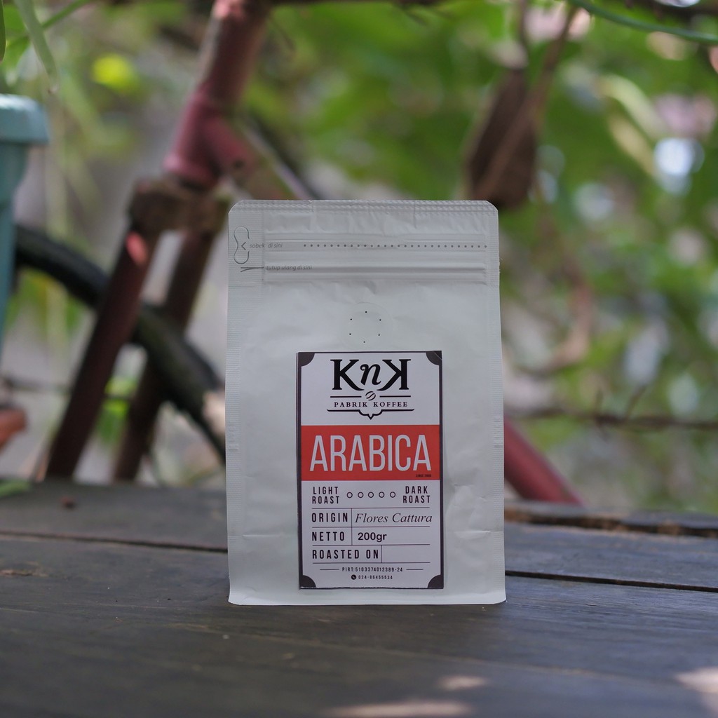 

Kopi Arabika Flores Cattura 200 Gram KNK Koffee