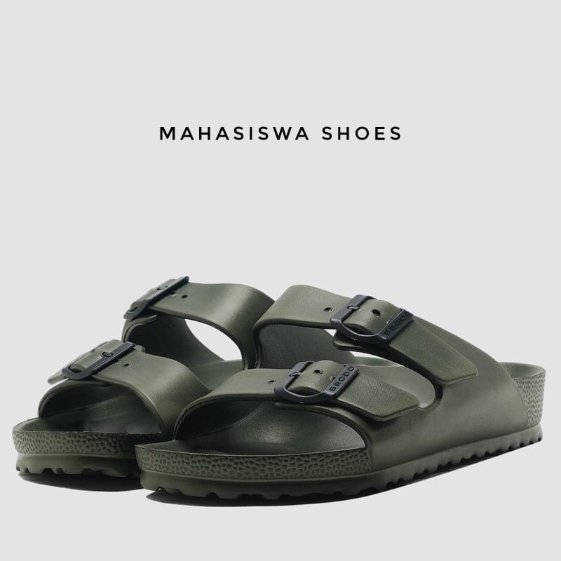 BRODO - Sandal Gioro Olive Original Made In Indonesia (Bisa COD)