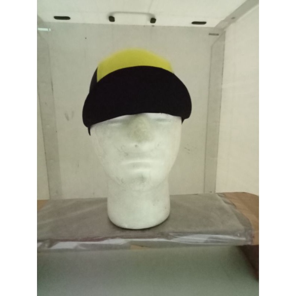 Topi Sepeda Pria Polos Model Ampera Bahan poliester  Allsize Dewasa