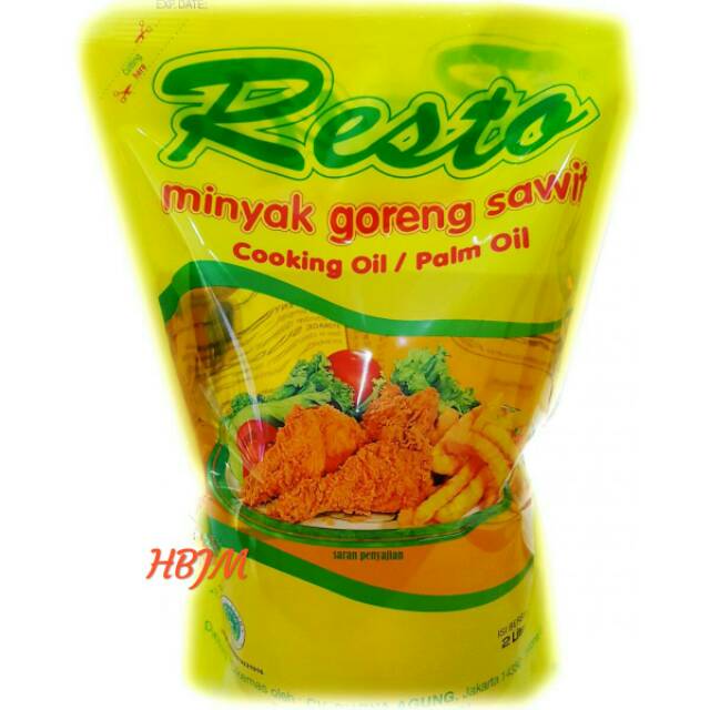 

Minyak Goreng Resto 2 Liter (Grade Bimoli) - Medium terlaris