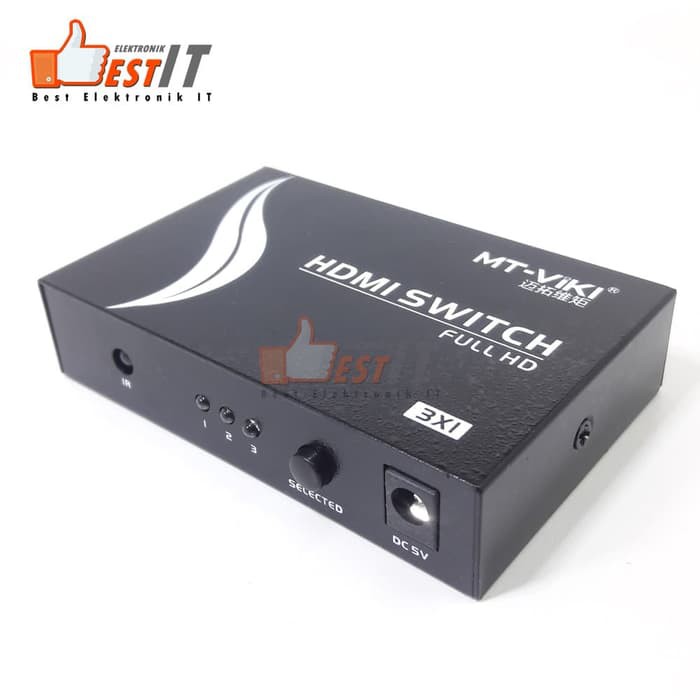 HDMI Switch 3 Port Device With Remot